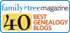 Family Tree Magazine 40 Best Genealogy Blogs