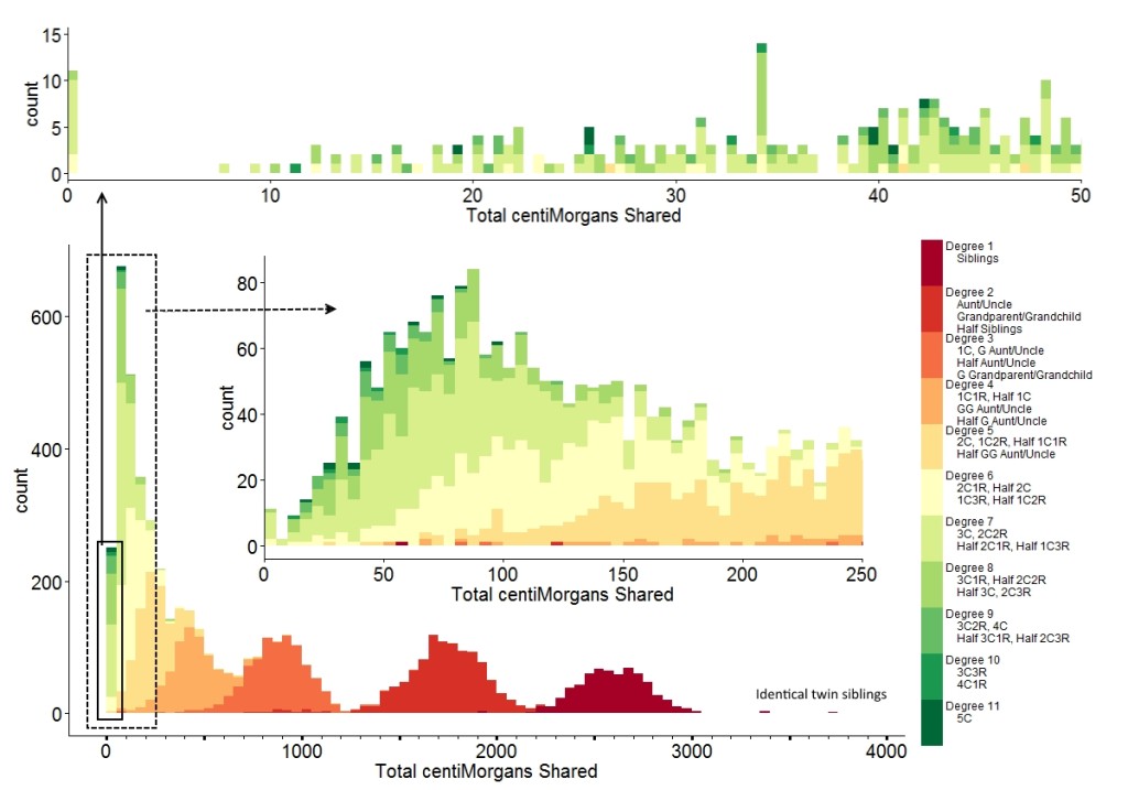 Shared cM Distributions